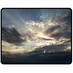 Heaven Rays Double Sided Fleece Blanket (medium) 