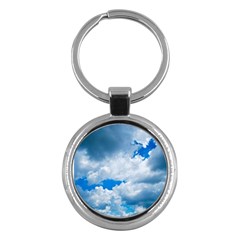 Cumulus Clouds Key Chains (round)  by trendistuff