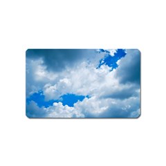 Cumulus Clouds Magnet (name Card) by trendistuff