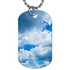 Cumulus Clouds Dog Tag (one Side) by trendistuff