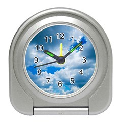 Cumulus Clouds Travel Alarm Clocks by trendistuff