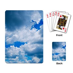 Cumulus Clouds Playing Card by trendistuff