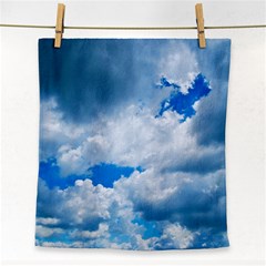 Cumulus Clouds Face Towel by trendistuff