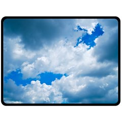 Cumulus Clouds Fleece Blanket (large) 