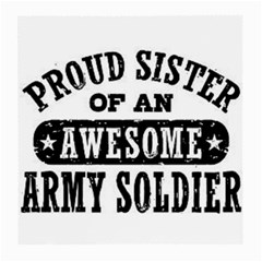 Proud Army Soldier Sister Medium Glasses Cloth