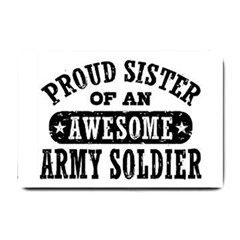 Proud Army Soldier Sister Small Door Mat