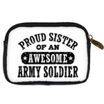 Proud Army Soldier Sister Digital Camera Leather Case Back