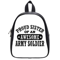 Proud Army Soldier Sister School Bags (small) 