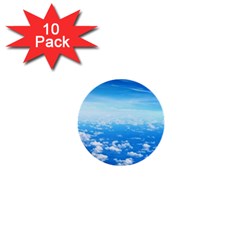 Clouds 1  Mini Buttons (10 Pack)  by trendistuff