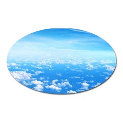 Clouds Oval Magnet by trendistuff