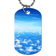 Clouds Dog Tag (two Sides)