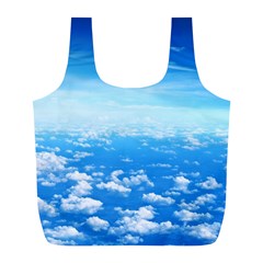 Clouds Full Print Recycle Bags (l)  by trendistuff