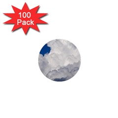 Big Fluffy Cloud 1  Mini Buttons (100 Pack)  by trendistuff