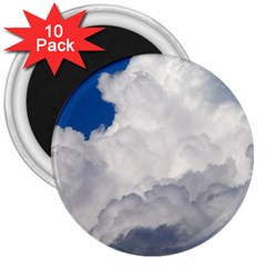 Big Fluffy Cloud 3  Magnets (10 Pack) 