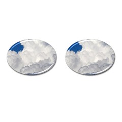 Big Fluffy Cloud Cufflinks (oval) by trendistuff