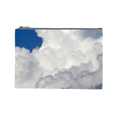 Big Fluffy Cloud Cosmetic Bag (large)  by trendistuff