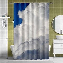 Big Fluffy Cloud Shower Curtain 48  X 72  (small) 