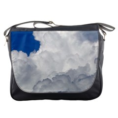 Big Fluffy Cloud Messenger Bags by trendistuff