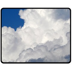 Big Fluffy Cloud Double Sided Fleece Blanket (medium)  by trendistuff