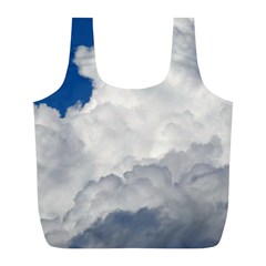 Big Fluffy Cloud Full Print Recycle Bags (l)  by trendistuff