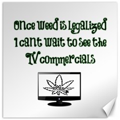 Weed Commercials Canvas 20  X 20  