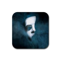 Phantom Mask Rubber Coaster (square)  by girlwhowaitedfanstore