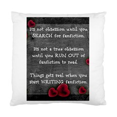 Fanfiction Obsession Standard Cushion Case (one Side) 