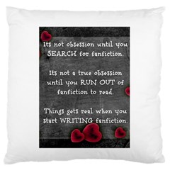 Fanfiction Obsession Standard Flano Cushion Cases (two Sides) 