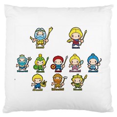 Kiddie Greek Gods Large Cushion Cases (two Sides) 