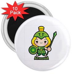 Kiddie Athena 3  Magnets (10 Pack)  by girlwhowaitedfanstore