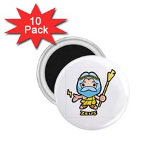 Kiddie Zeus 1 75  Magnets (10 Pack) 