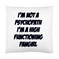 High Functioning Fangirl Standard Cushion Cases (two Sides) 