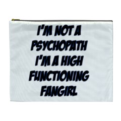 High Functioning Fangirl Cosmetic Bag (xl)