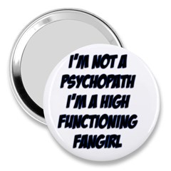 High Functioning Fangirl 3  Handbag Mirrors by girlwhowaitedfanstore