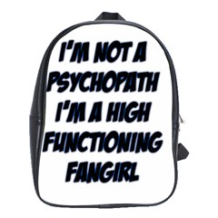 High Functioning Fangirl School Bags (xl) 