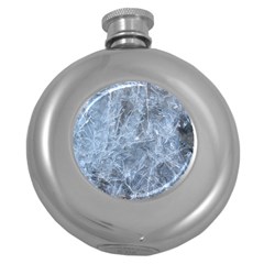 Watery Ice Sheets Round Hip Flask (5 Oz) by trendistuff