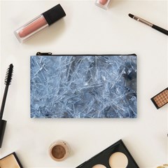 Watery Ice Sheets Cosmetic Bag (small)  by trendistuff