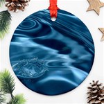 WATER RIPPLES 1 Ornament (Round) 