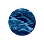 WATER RIPPLES 1 Rubber Round Coaster (4 pack) 