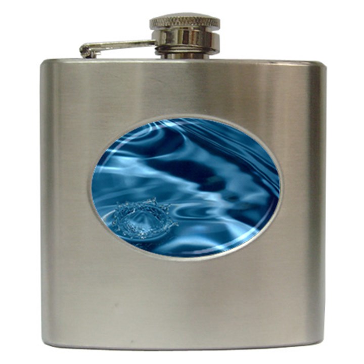 WATER RIPPLES 1 Hip Flask (6 oz)