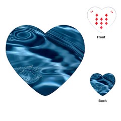 Water Ripples 1 Playing Cards (heart) 