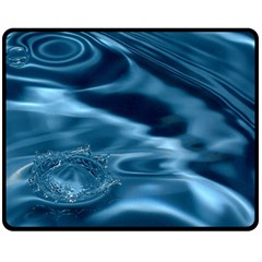 Water Ripples 1 Fleece Blanket (medium) 