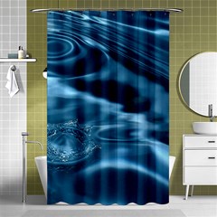 Water Ripples 1 Shower Curtain 48  X 72  (small) 