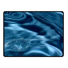 Water Ripples 1 Double Sided Fleece Blanket (small) 