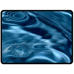 Water Ripples 1 Double Sided Fleece Blanket (large)  by trendistuff