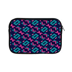 Pink And Blue Shapes Pattern Apple Ipad Mini Zipper Case