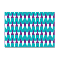 Peaks Pattern Sticker A4 (10 Pack) by LalyLauraFLM