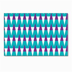 Peaks Pattern Postcards 5  X 7  (pkg Of 10)