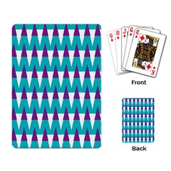 Peaks Pattern Playing Cards Single Design by LalyLauraFLM