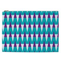 Peaks Pattern Cosmetic Bag (xxl) by LalyLauraFLM